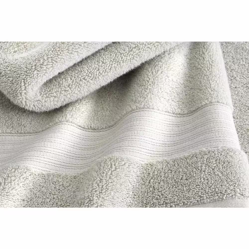 Home Decorators Collection Egyptian Cotton Steel Blue Hand Towel
