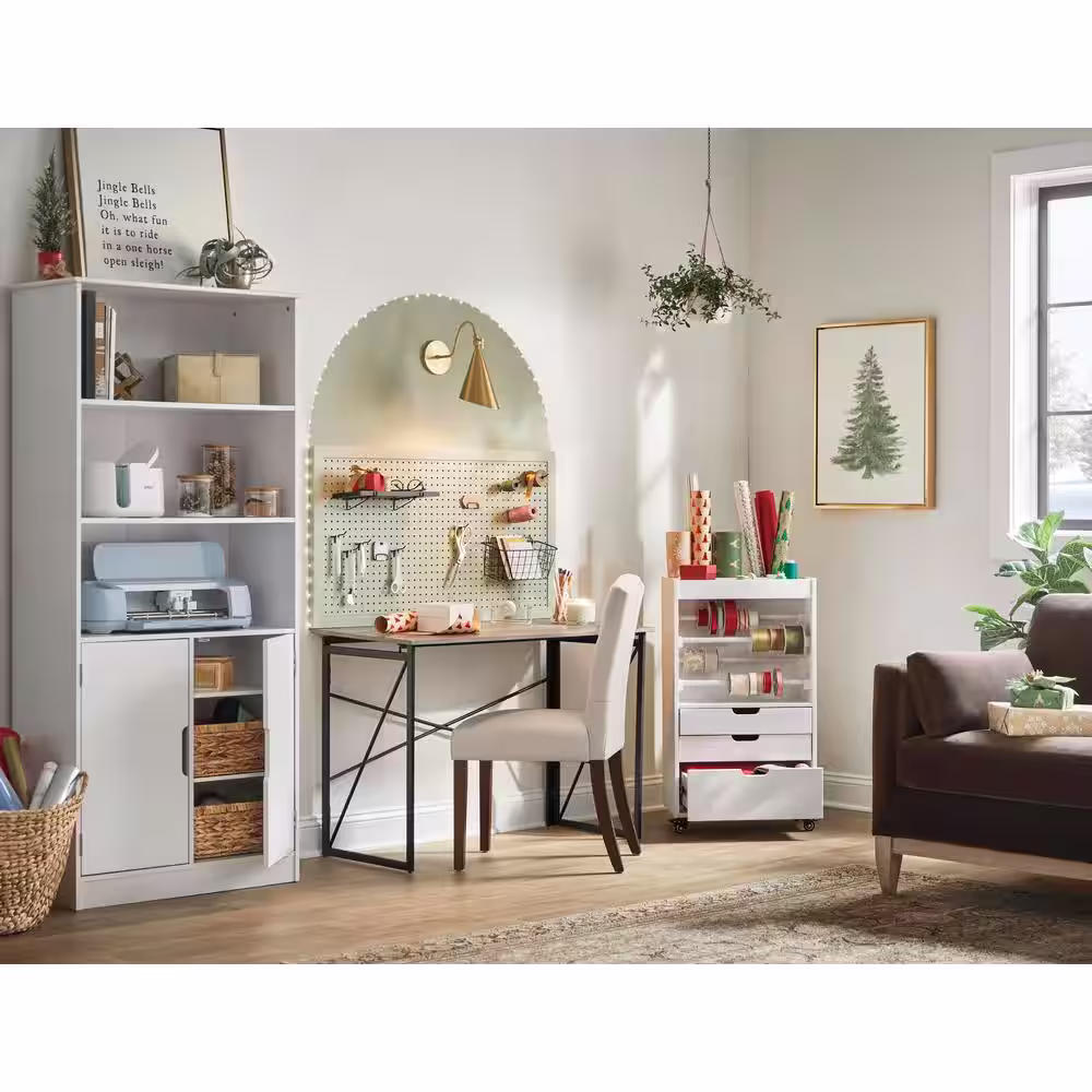 Sure+ Fawn Brown Birch Birch 1/4in. T x 6.5 in. W Waterproof Wire Brushed Engineered Hardwood Flooring (21.7 sqft/case)