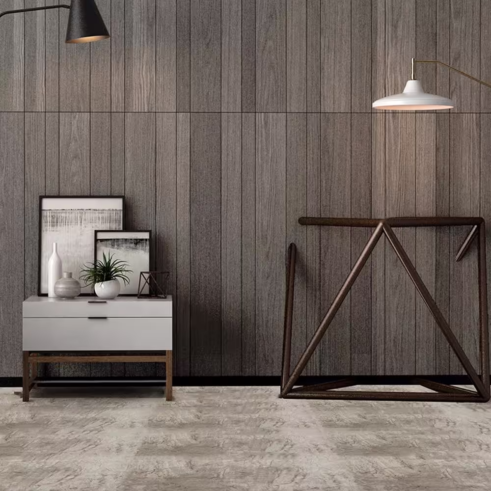 Dundee Deco Falkirk Fermoy 12 in. W x 24 in. L Taupe Peel and Stick Luxury Vinyl Tile Flooring (20 sq. ft./case)
