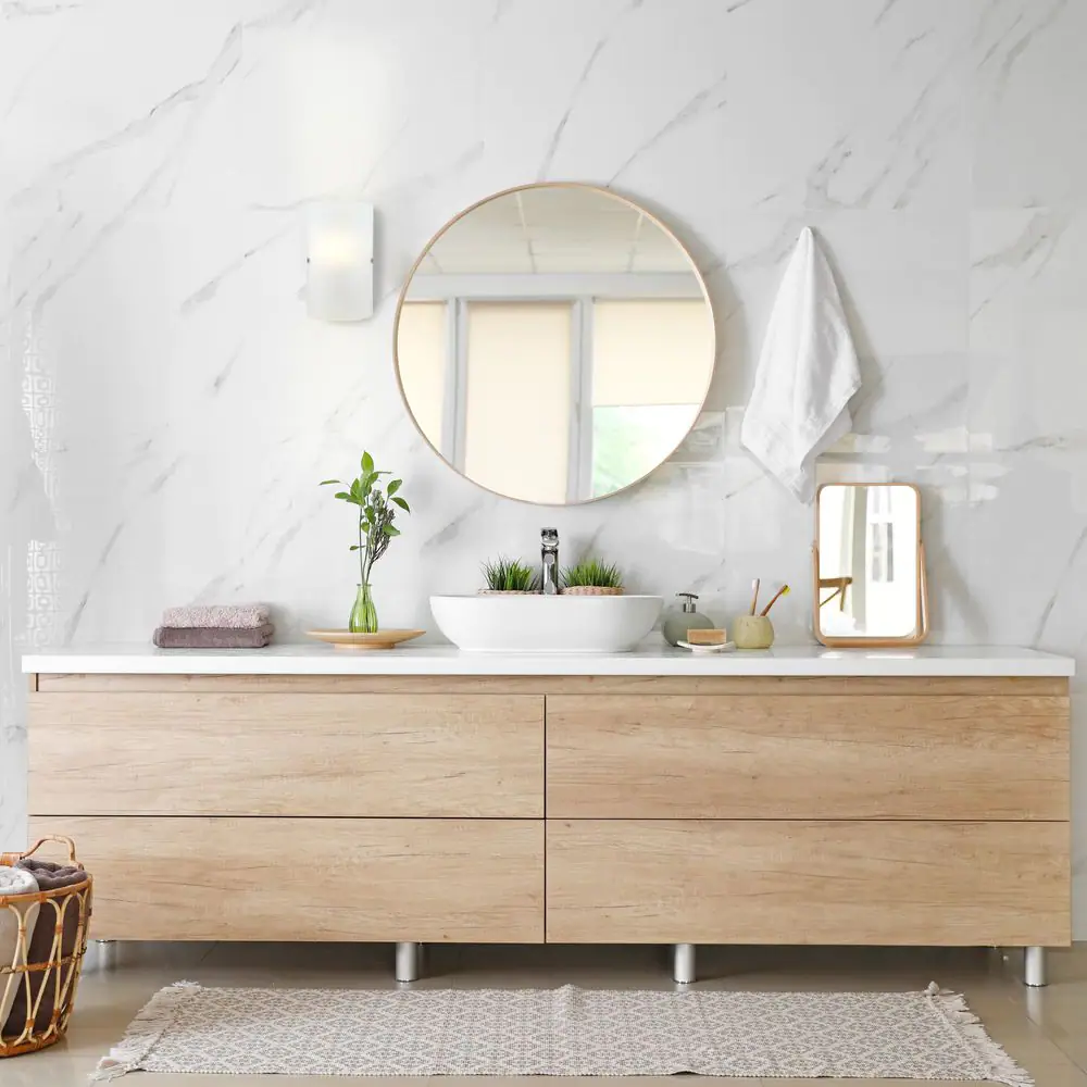 Eglo Troy 3 3 in. W x 11.8 in. H 1-Light Matte Nickel Wall Sconce with Frosted Glass Shade
