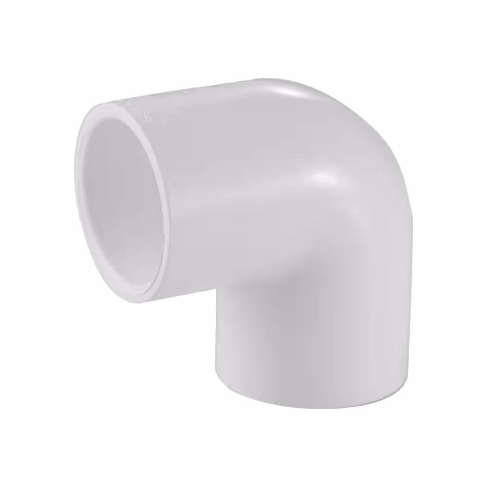 VPC 1 in. PVC Schedule 40 All Hub 90-Degree Elbow Fitting