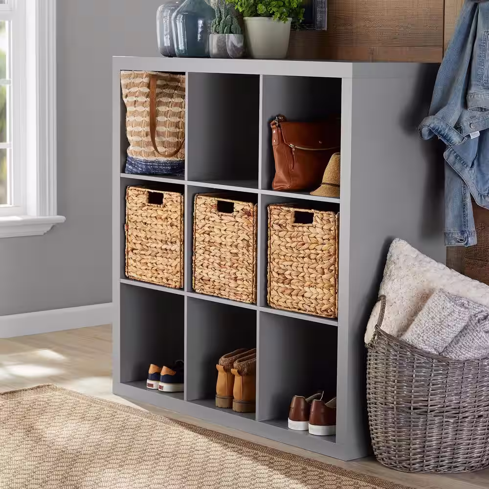 None 44 in. H x 44 in. W x 14 in. D Gray 9- Cube Organizer
