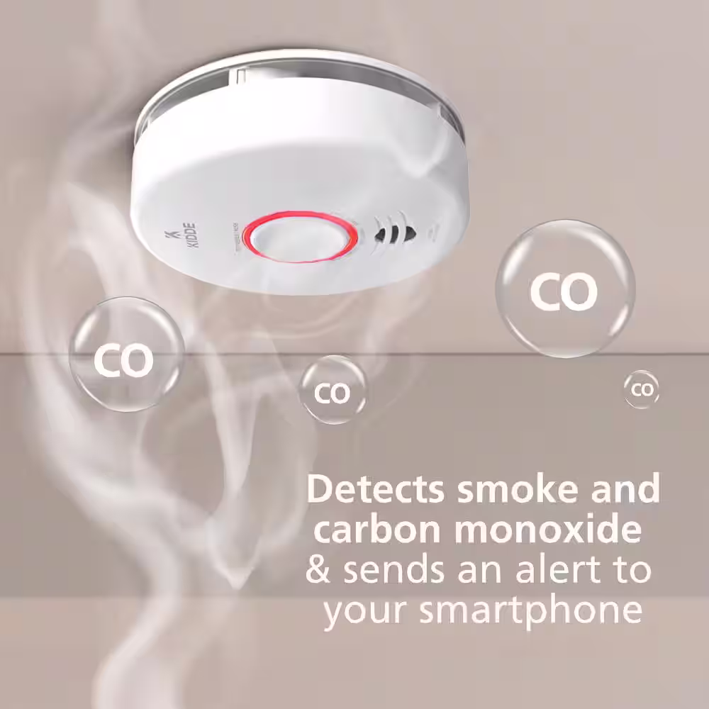 Kidde Smart Smoke and Carbon Monoxide Detector, Hardwiredâ¯with Voice Alert