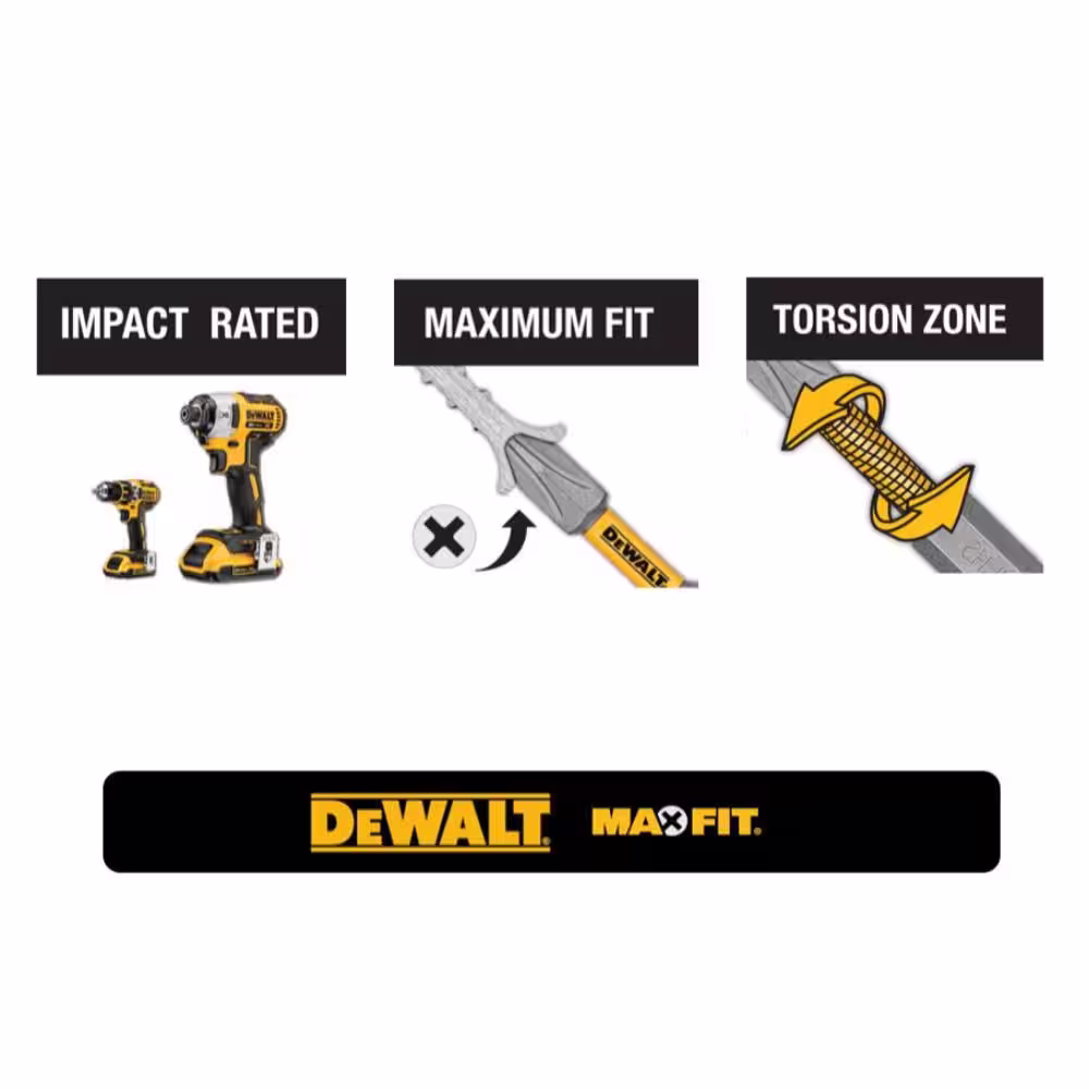 DEWALT MAXFIT 3.5 in. #1 Philips Bit