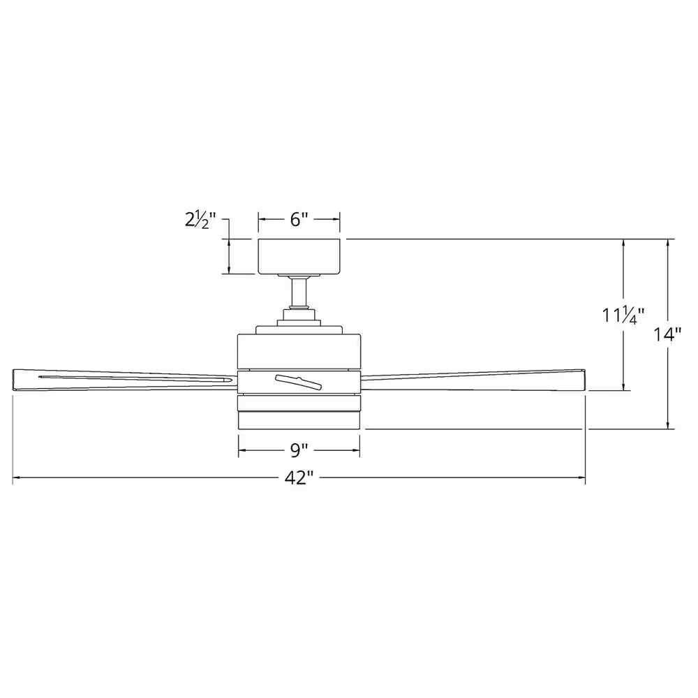Modern Forms Wynd 42 in. LED Indoor/Outdoor Bronze 5-Blade Smart Ceiling Fan with 3000K Light Kit and Remote