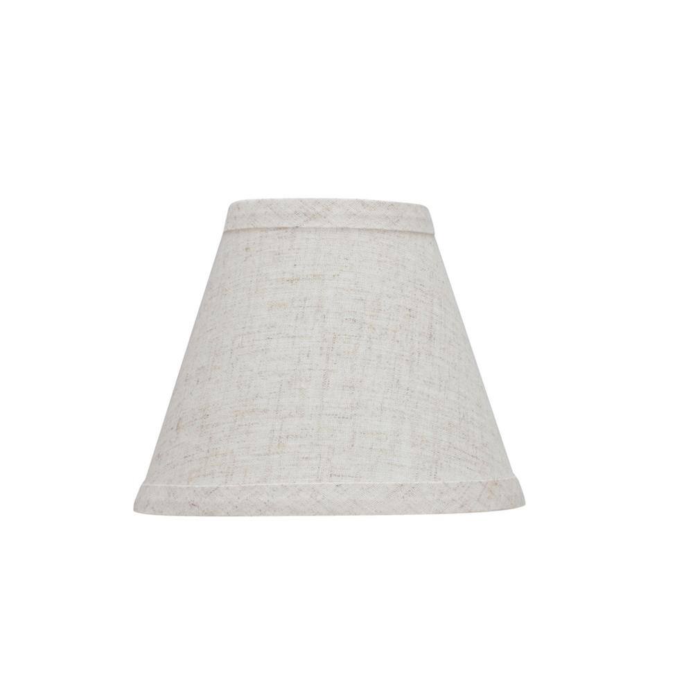 Aspen Creative Corporation 6 in. x 5 in. Flaxen Hardback Empire Lamp Shade (6-Pack)