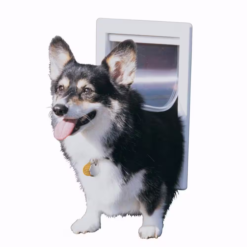 Ideal Pet Products 7 in. x 11.25 in. Medium Replacement Flap for Original and Aluminum Frames-New Style Has Rivets on Bottom Bar