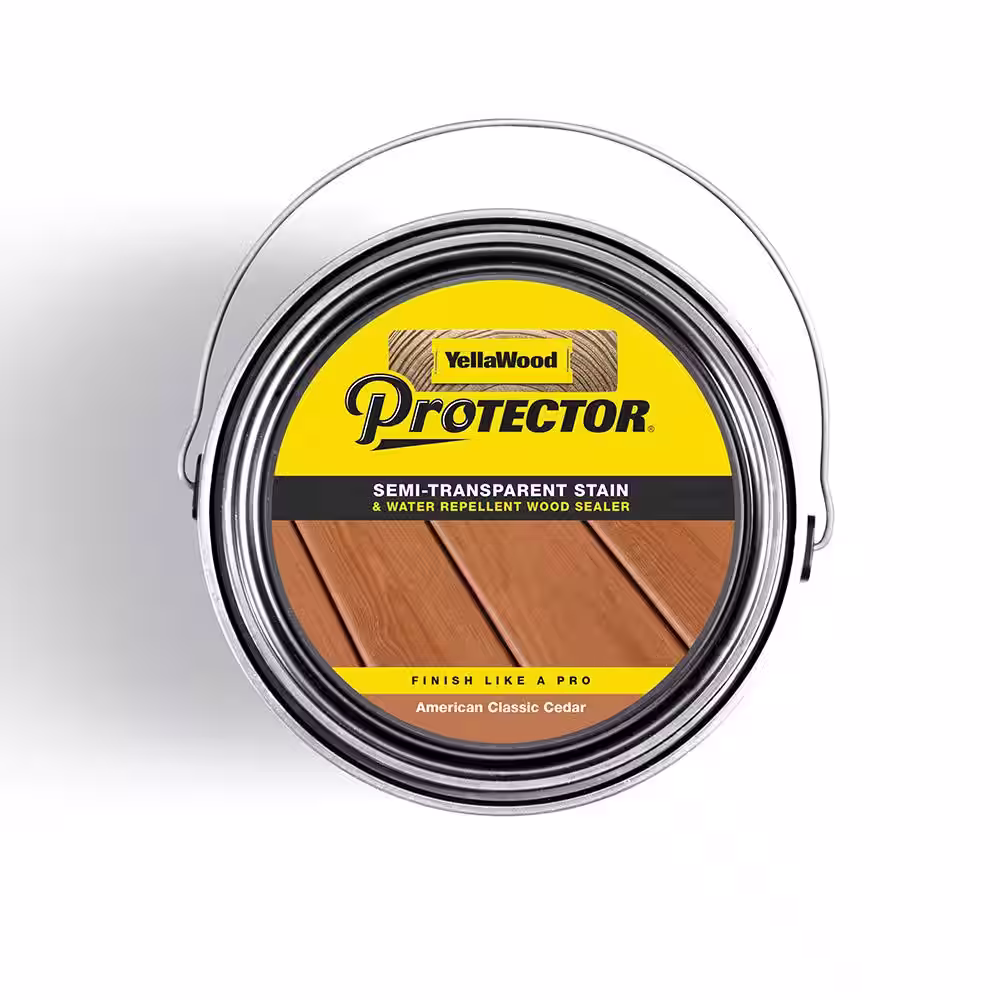 YellaWood Protector 1 gal. American Classic Cedar Semi-Transparent Deck Stain and Sealer